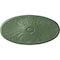 Ekena Millwork Madrid Ceiling Medallion, Hand-Painted Athenian Green, 24 3/4"W x 12 1/2"H x 1 3/4"P CM24X12MAAGF - alternate 1